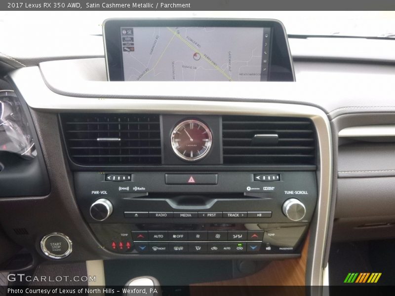 Satin Cashmere Metallic / Parchment 2017 Lexus RX 350 AWD