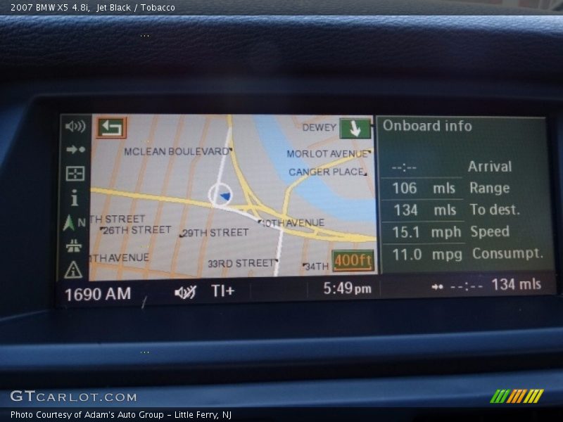 Jet Black / Tobacco 2007 BMW X5 4.8i