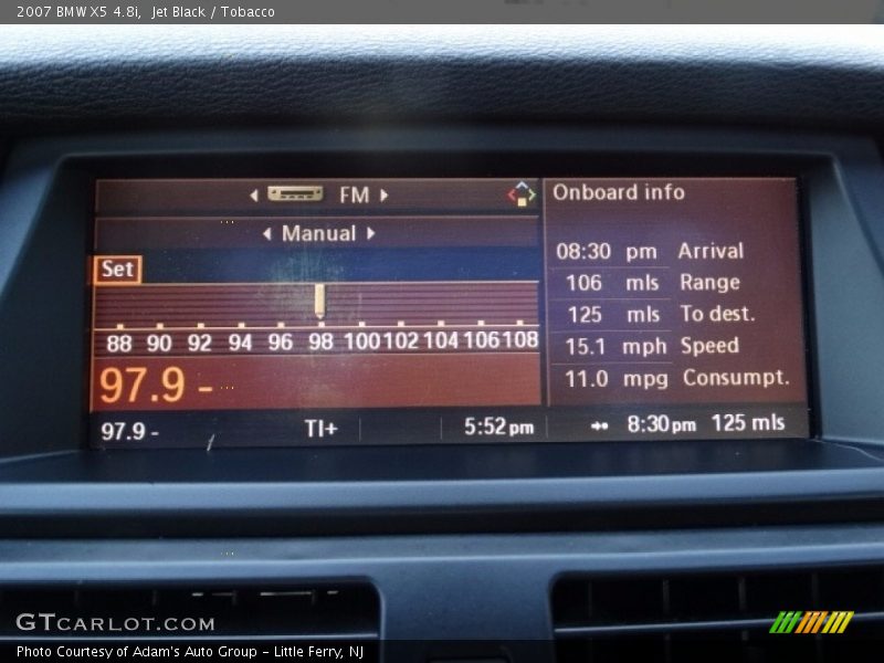 Jet Black / Tobacco 2007 BMW X5 4.8i
