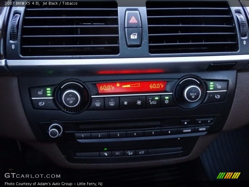 Jet Black / Tobacco 2007 BMW X5 4.8i