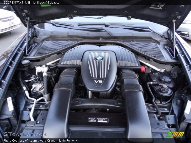 Jet Black / Tobacco 2007 BMW X5 4.8i