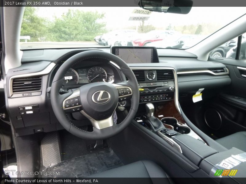 Obsidian / Black 2017 Lexus RX 350 AWD