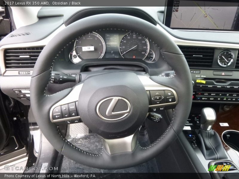 Obsidian / Black 2017 Lexus RX 350 AWD