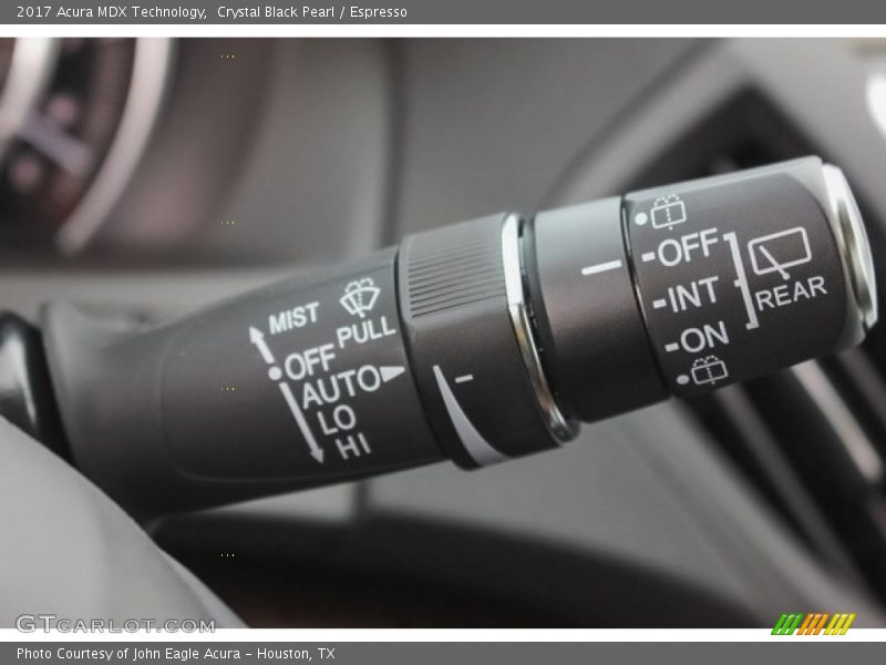 Crystal Black Pearl / Espresso 2017 Acura MDX Technology