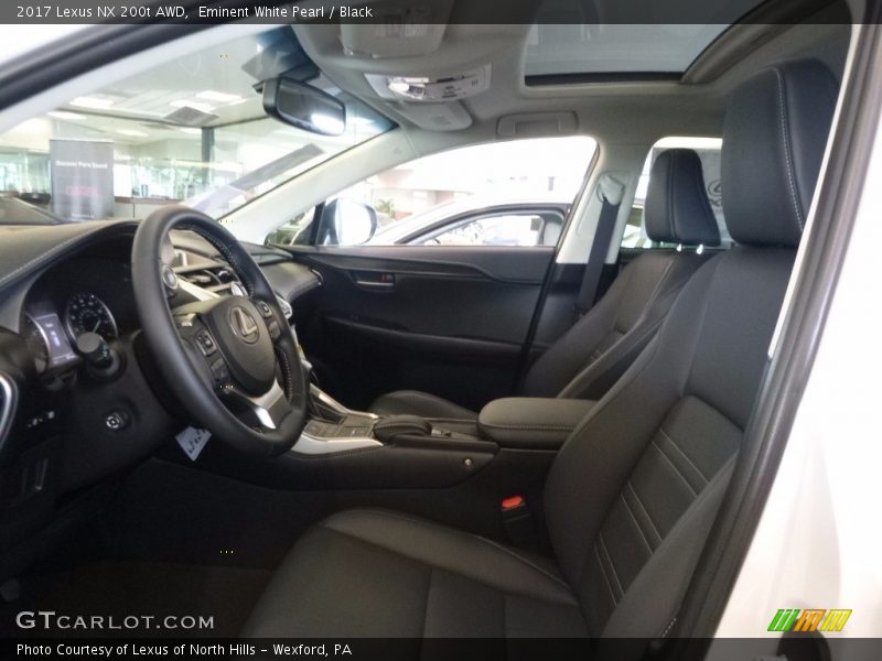 Eminent White Pearl / Black 2017 Lexus NX 200t AWD