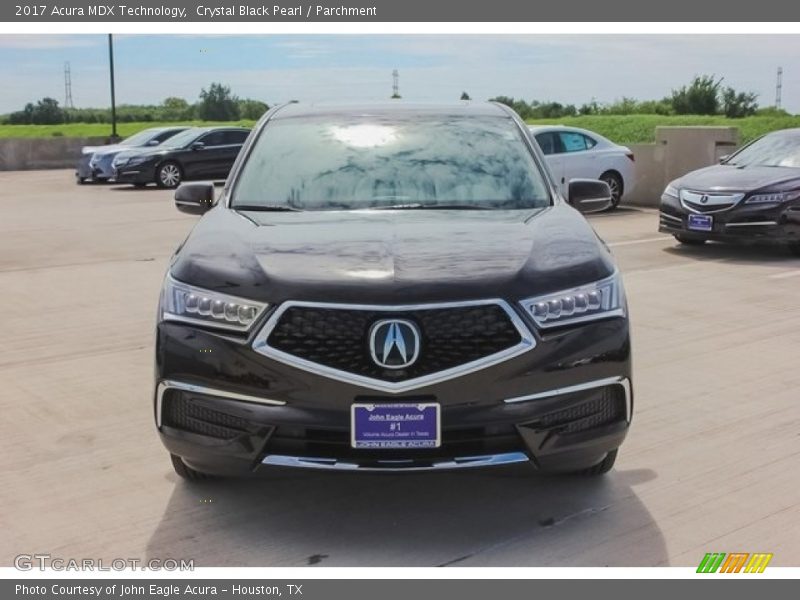 Crystal Black Pearl / Parchment 2017 Acura MDX Technology