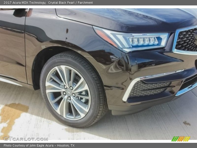 Crystal Black Pearl / Parchment 2017 Acura MDX Technology