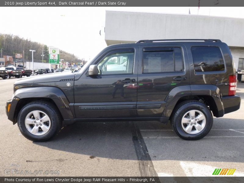 Dark Charcoal Pearl / Dark Slate Gray 2010 Jeep Liberty Sport 4x4