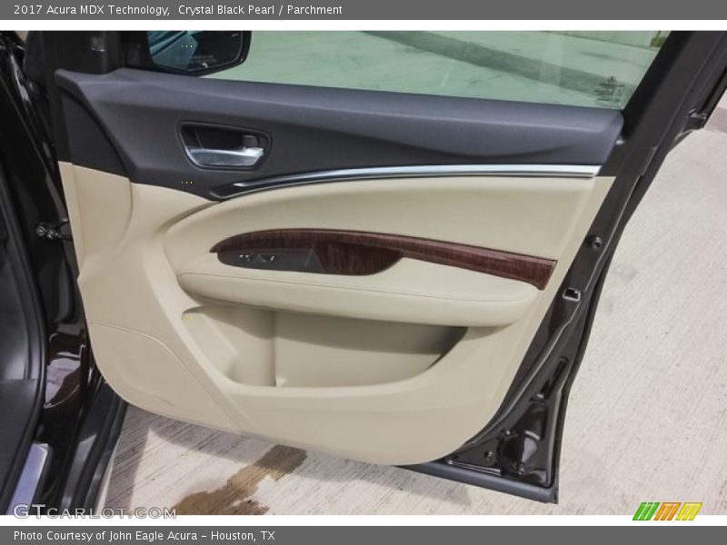 Crystal Black Pearl / Parchment 2017 Acura MDX Technology