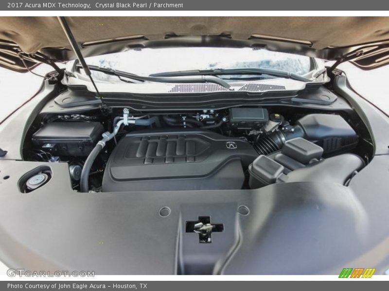 Crystal Black Pearl / Parchment 2017 Acura MDX Technology
