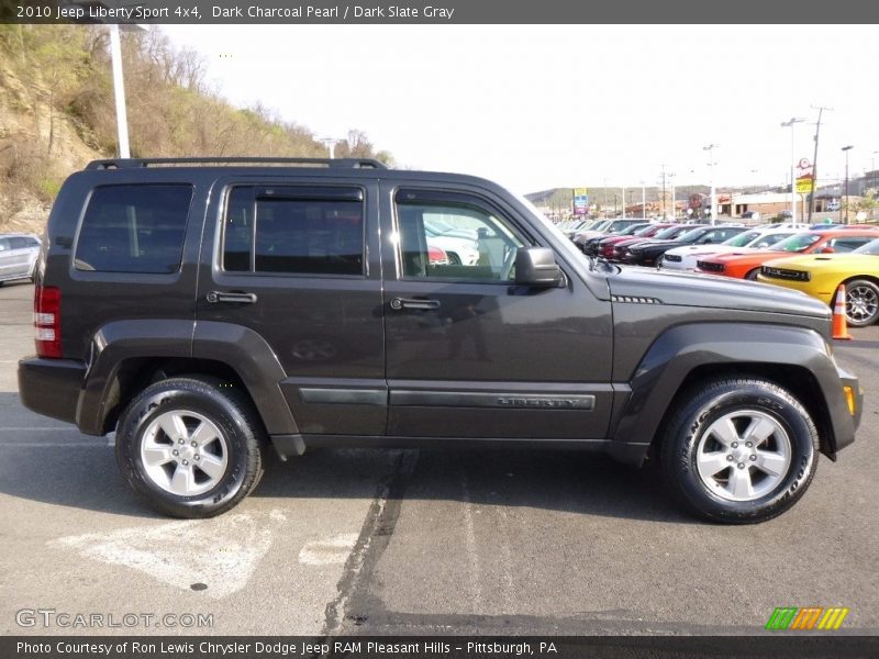 Dark Charcoal Pearl / Dark Slate Gray 2010 Jeep Liberty Sport 4x4