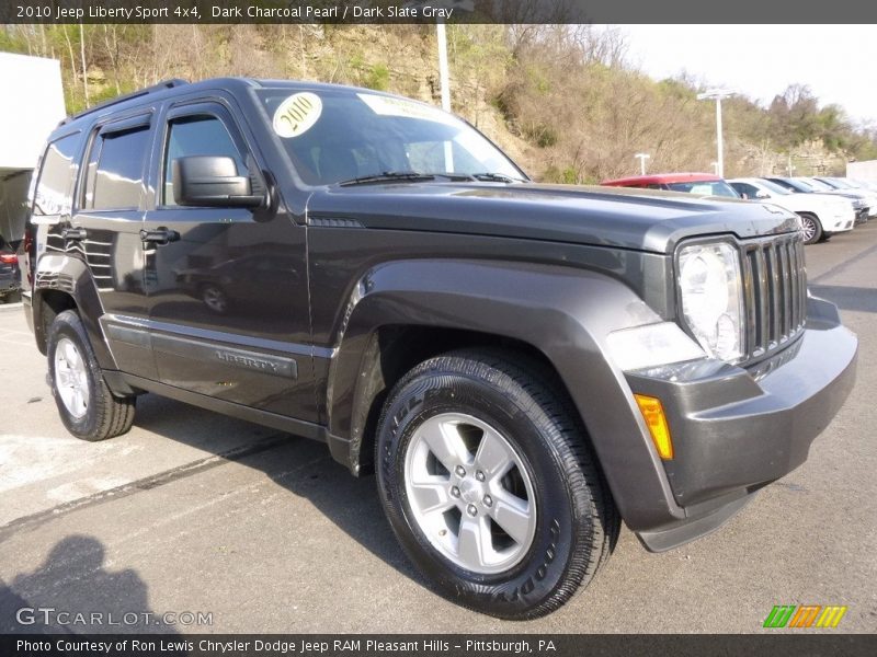 Dark Charcoal Pearl / Dark Slate Gray 2010 Jeep Liberty Sport 4x4