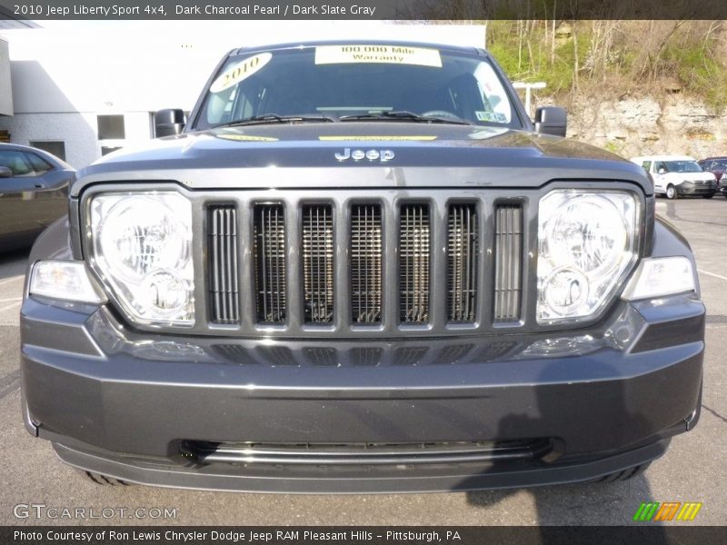 Dark Charcoal Pearl / Dark Slate Gray 2010 Jeep Liberty Sport 4x4