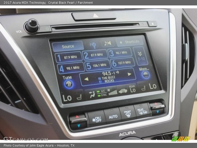 Crystal Black Pearl / Parchment 2017 Acura MDX Technology