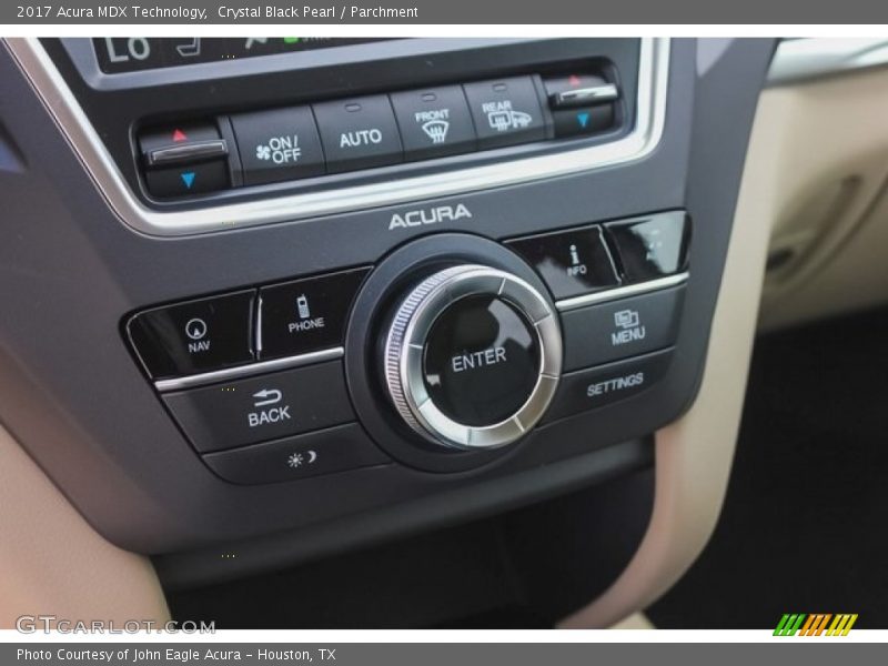 Crystal Black Pearl / Parchment 2017 Acura MDX Technology