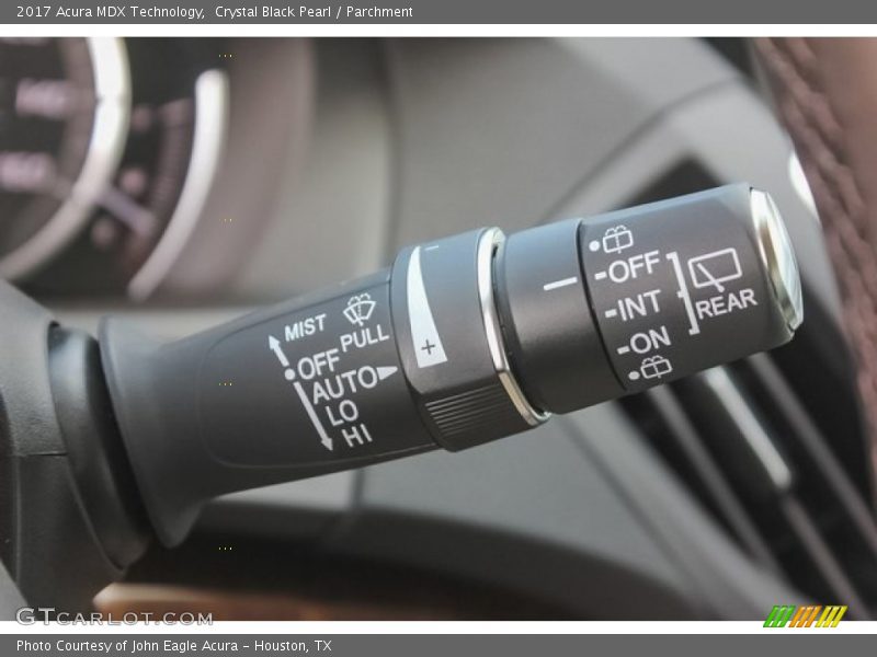 Crystal Black Pearl / Parchment 2017 Acura MDX Technology