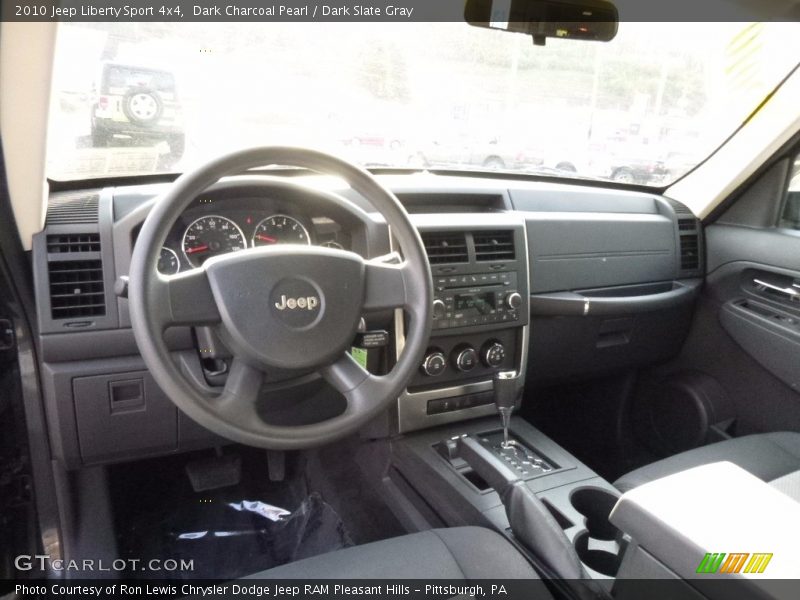 Dark Charcoal Pearl / Dark Slate Gray 2010 Jeep Liberty Sport 4x4