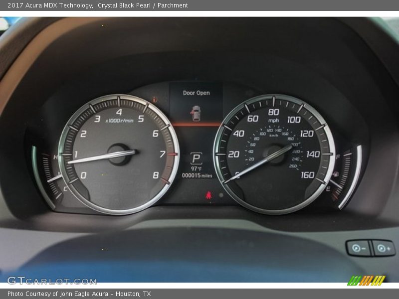Crystal Black Pearl / Parchment 2017 Acura MDX Technology