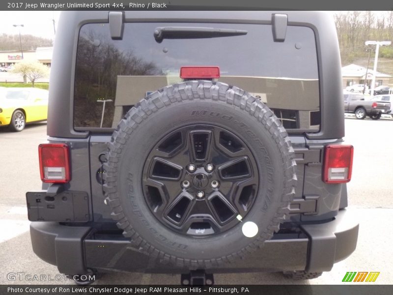 Rhino / Black 2017 Jeep Wrangler Unlimited Sport 4x4