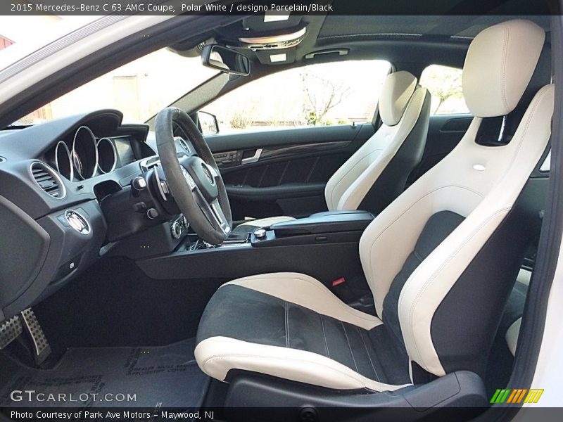  2015 C 63 AMG Coupe designo Porcelain/Black Interior