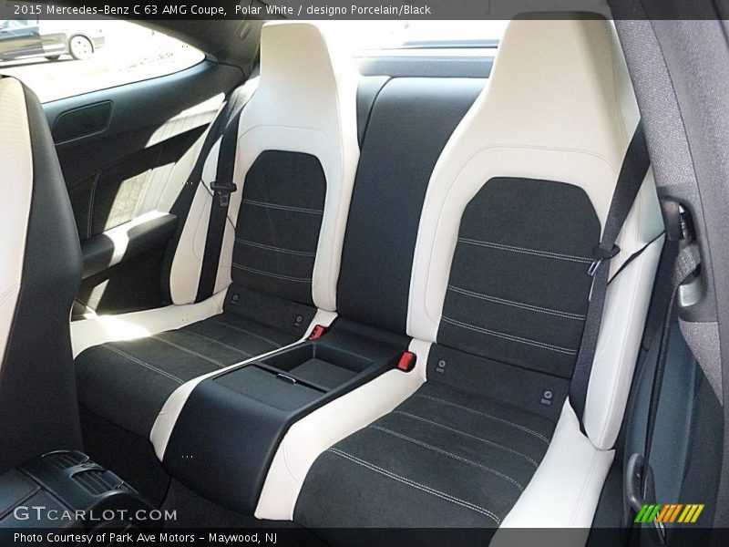 Rear Seat of 2015 C 63 AMG Coupe