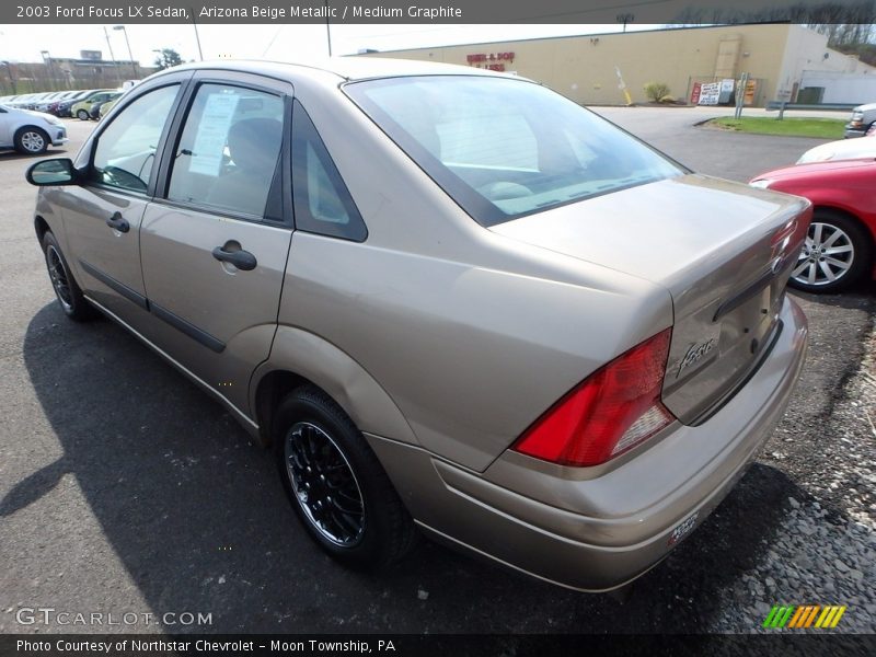 Arizona Beige Metallic / Medium Graphite 2003 Ford Focus LX Sedan