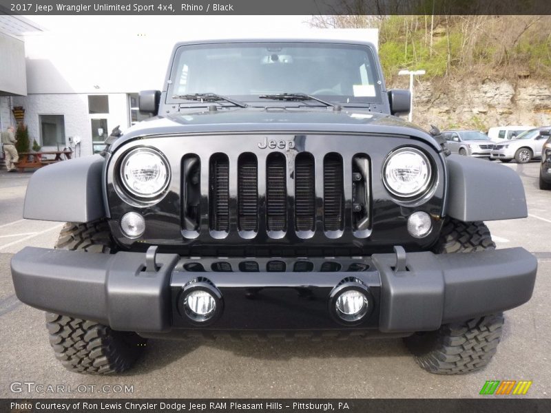 Rhino / Black 2017 Jeep Wrangler Unlimited Sport 4x4