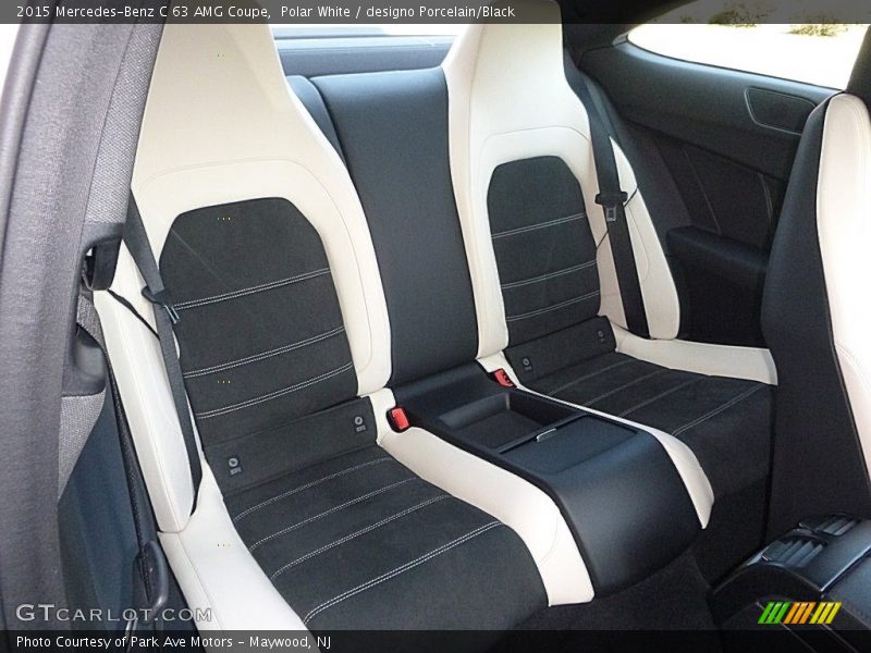 Rear Seat of 2015 C 63 AMG Coupe