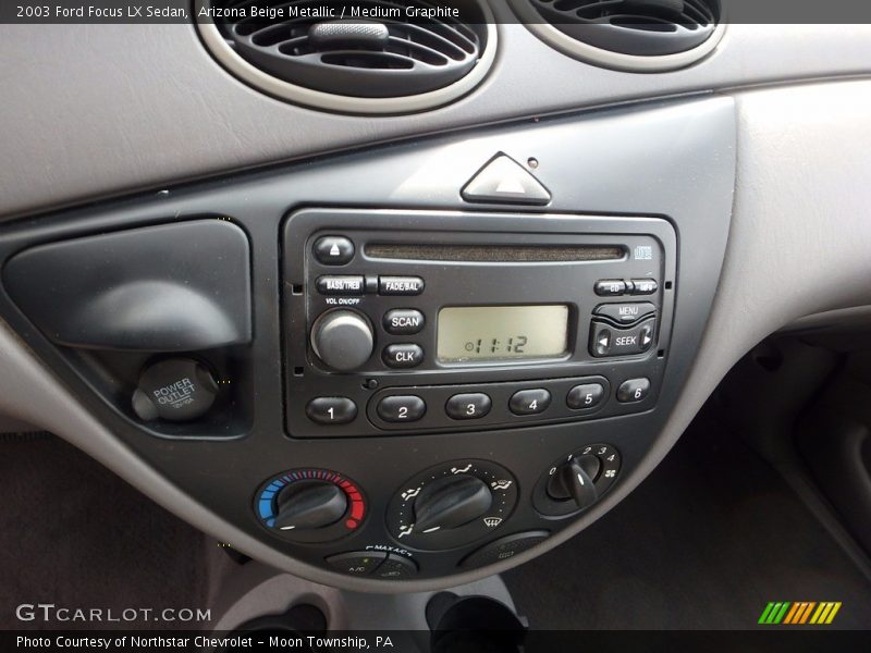 Arizona Beige Metallic / Medium Graphite 2003 Ford Focus LX Sedan