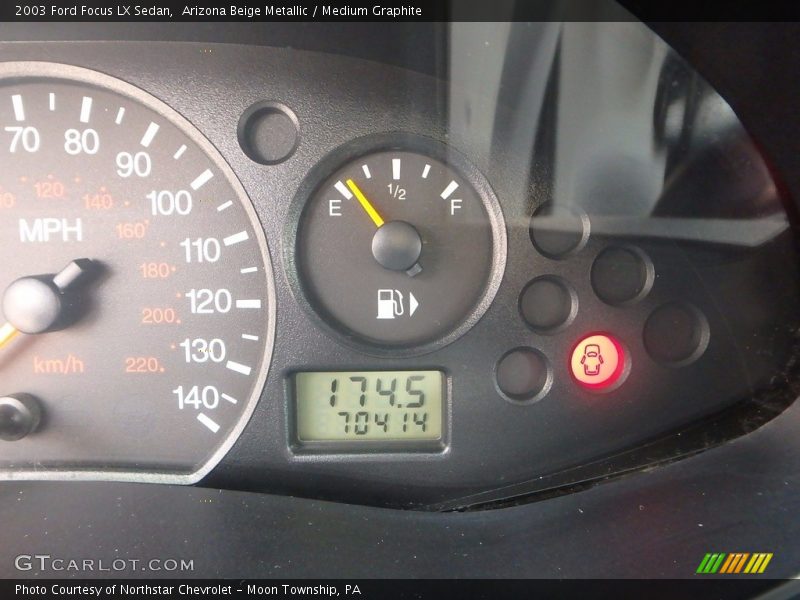 Arizona Beige Metallic / Medium Graphite 2003 Ford Focus LX Sedan