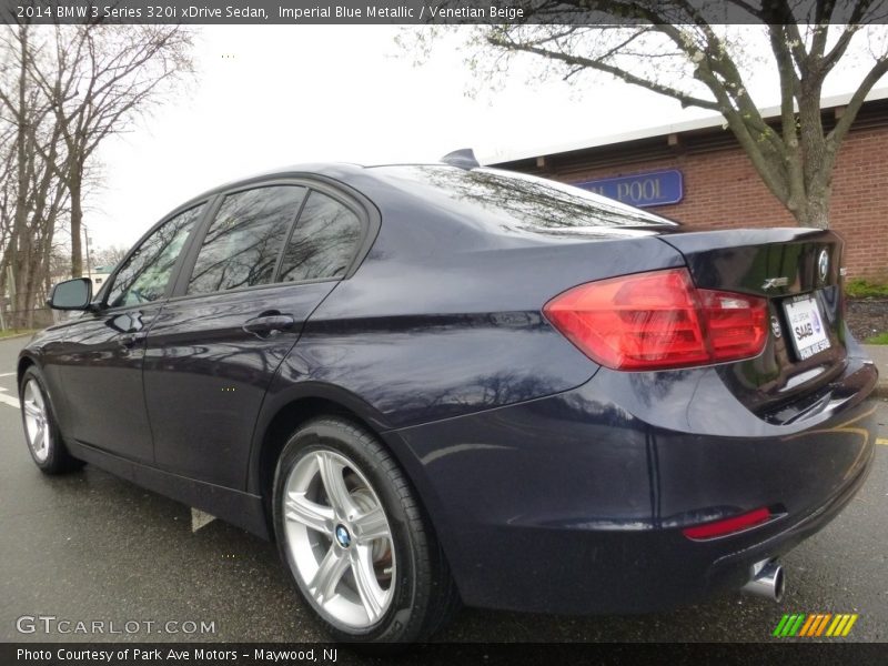 Imperial Blue Metallic / Venetian Beige 2014 BMW 3 Series 320i xDrive Sedan