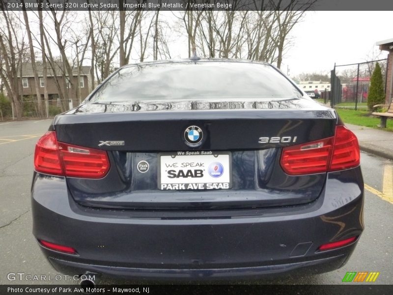 Imperial Blue Metallic / Venetian Beige 2014 BMW 3 Series 320i xDrive Sedan