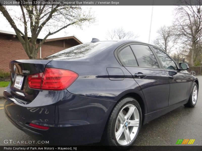 Imperial Blue Metallic / Venetian Beige 2014 BMW 3 Series 320i xDrive Sedan