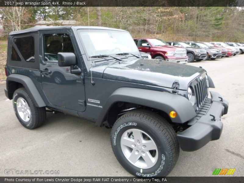 Rhino / Black 2017 Jeep Wrangler Sport 4x4
