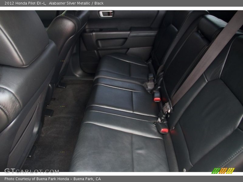 Alabaster Silver Metallic / Black 2012 Honda Pilot EX-L