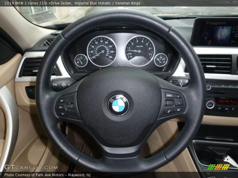 Imperial Blue Metallic / Venetian Beige 2014 BMW 3 Series 320i xDrive Sedan
