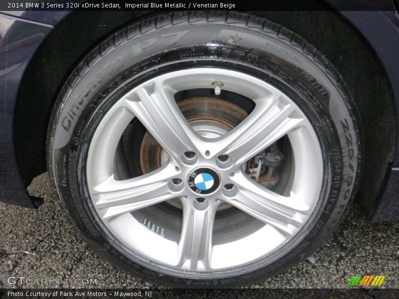 Imperial Blue Metallic / Venetian Beige 2014 BMW 3 Series 320i xDrive Sedan