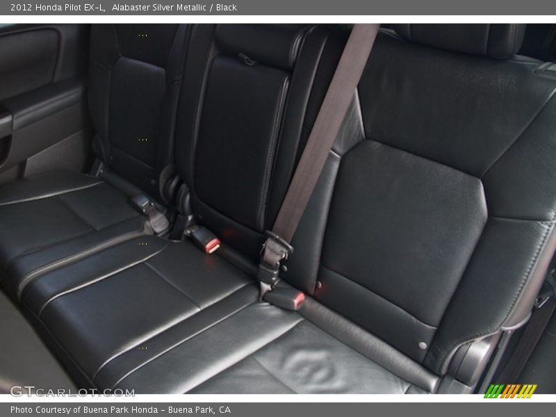Alabaster Silver Metallic / Black 2012 Honda Pilot EX-L