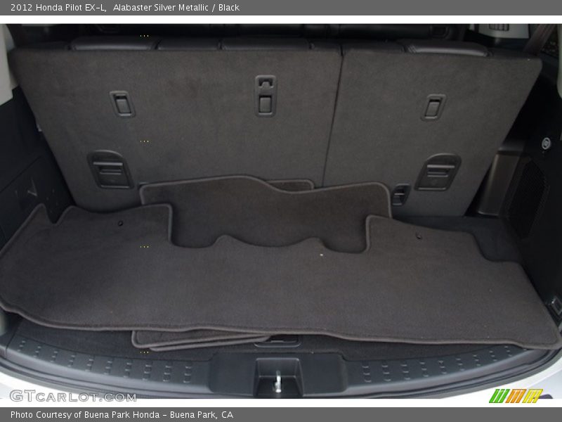 Alabaster Silver Metallic / Black 2012 Honda Pilot EX-L