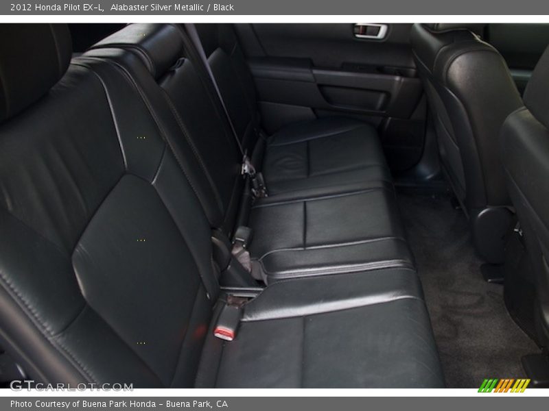 Alabaster Silver Metallic / Black 2012 Honda Pilot EX-L