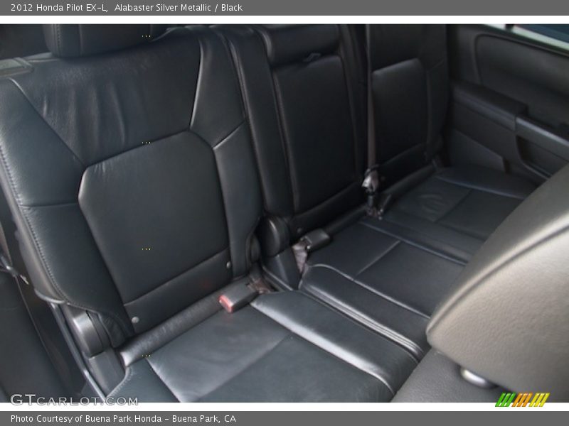 Alabaster Silver Metallic / Black 2012 Honda Pilot EX-L