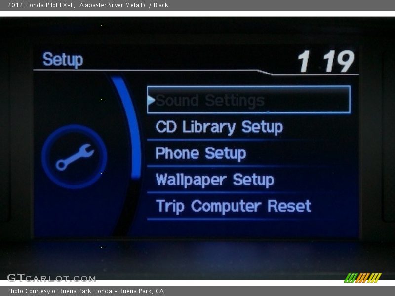 Alabaster Silver Metallic / Black 2012 Honda Pilot EX-L