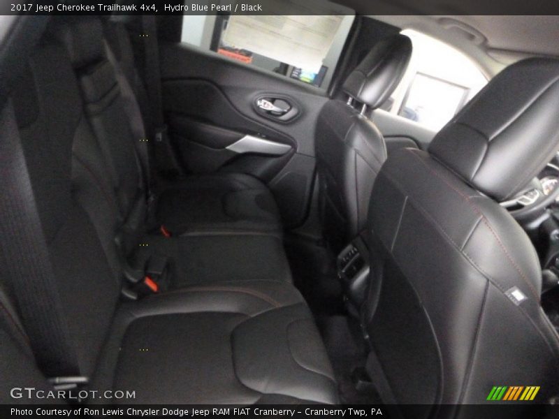 Hydro Blue Pearl / Black 2017 Jeep Cherokee Trailhawk 4x4