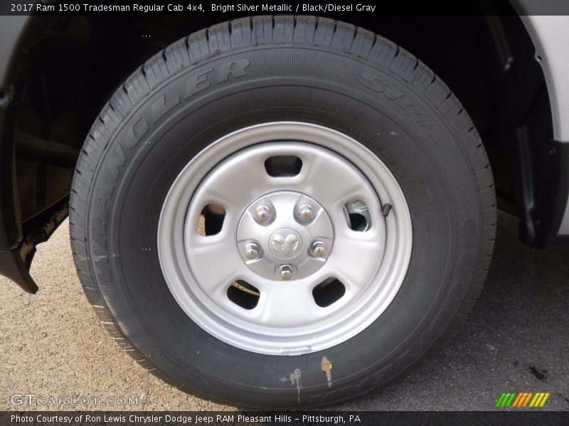 Bright Silver Metallic / Black/Diesel Gray 2017 Ram 1500 Tradesman Regular Cab 4x4