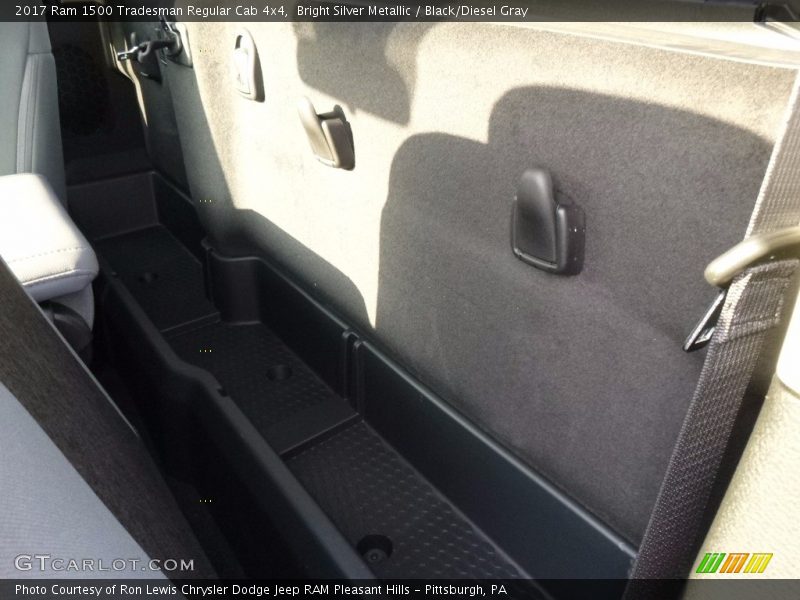 Bright Silver Metallic / Black/Diesel Gray 2017 Ram 1500 Tradesman Regular Cab 4x4