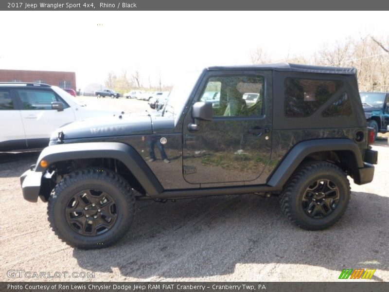 Rhino / Black 2017 Jeep Wrangler Sport 4x4