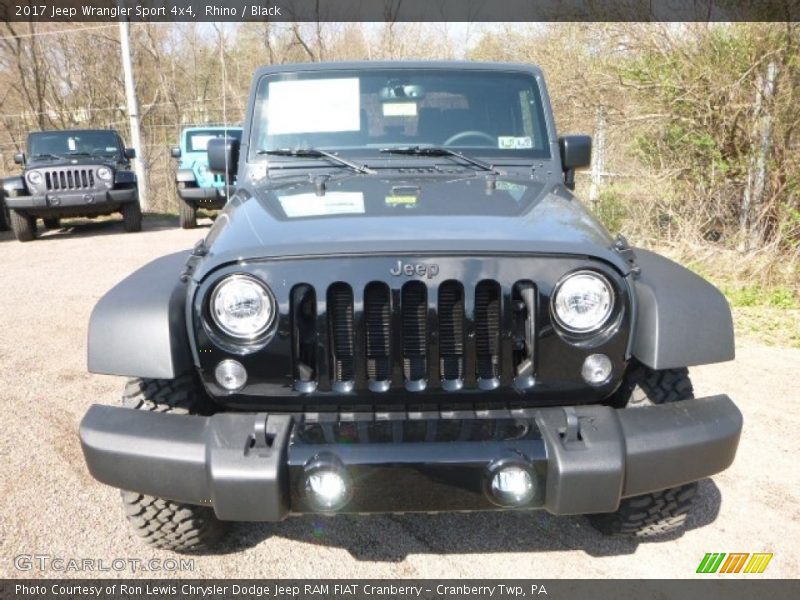 Rhino / Black 2017 Jeep Wrangler Sport 4x4