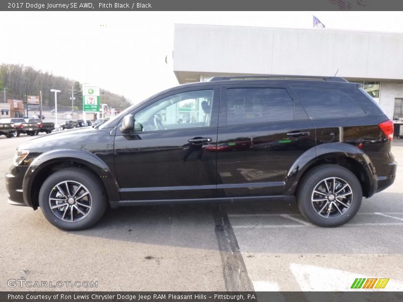 Pitch Black / Black 2017 Dodge Journey SE AWD