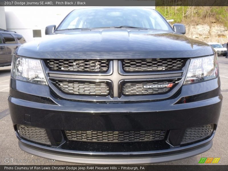 Pitch Black / Black 2017 Dodge Journey SE AWD