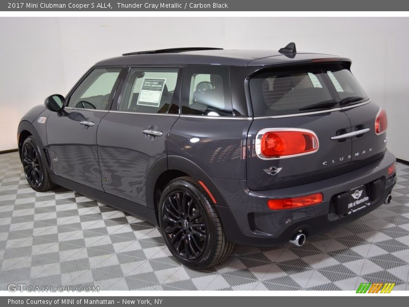 Thunder Gray Metallic / Carbon Black 2017 Mini Clubman Cooper S ALL4